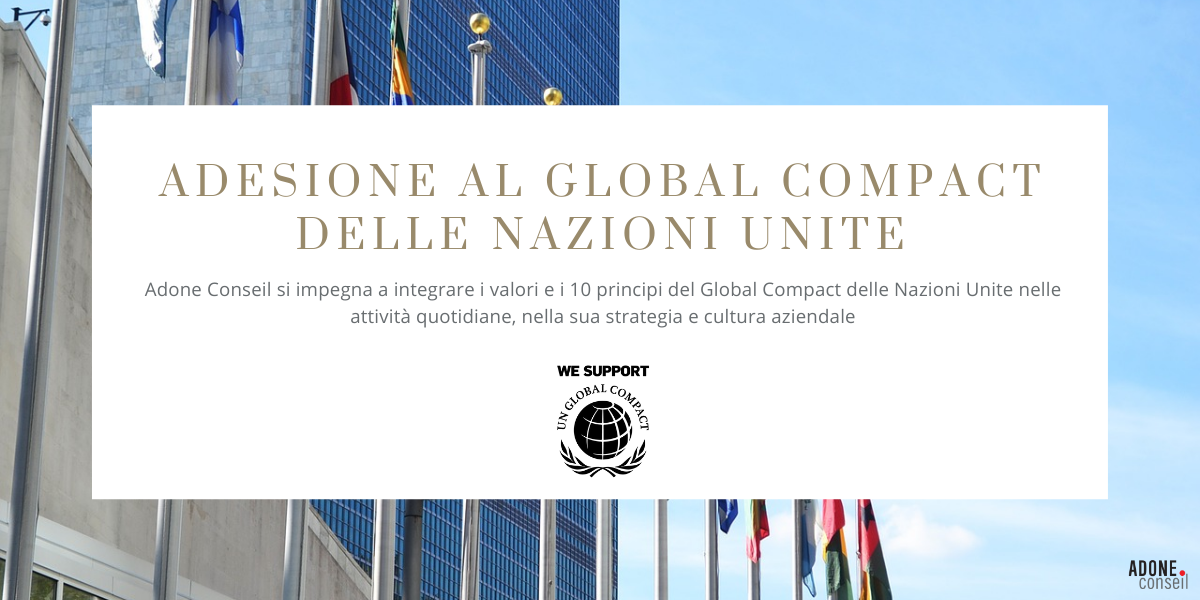 Adesione al Global Compact delle Nazioni Unite