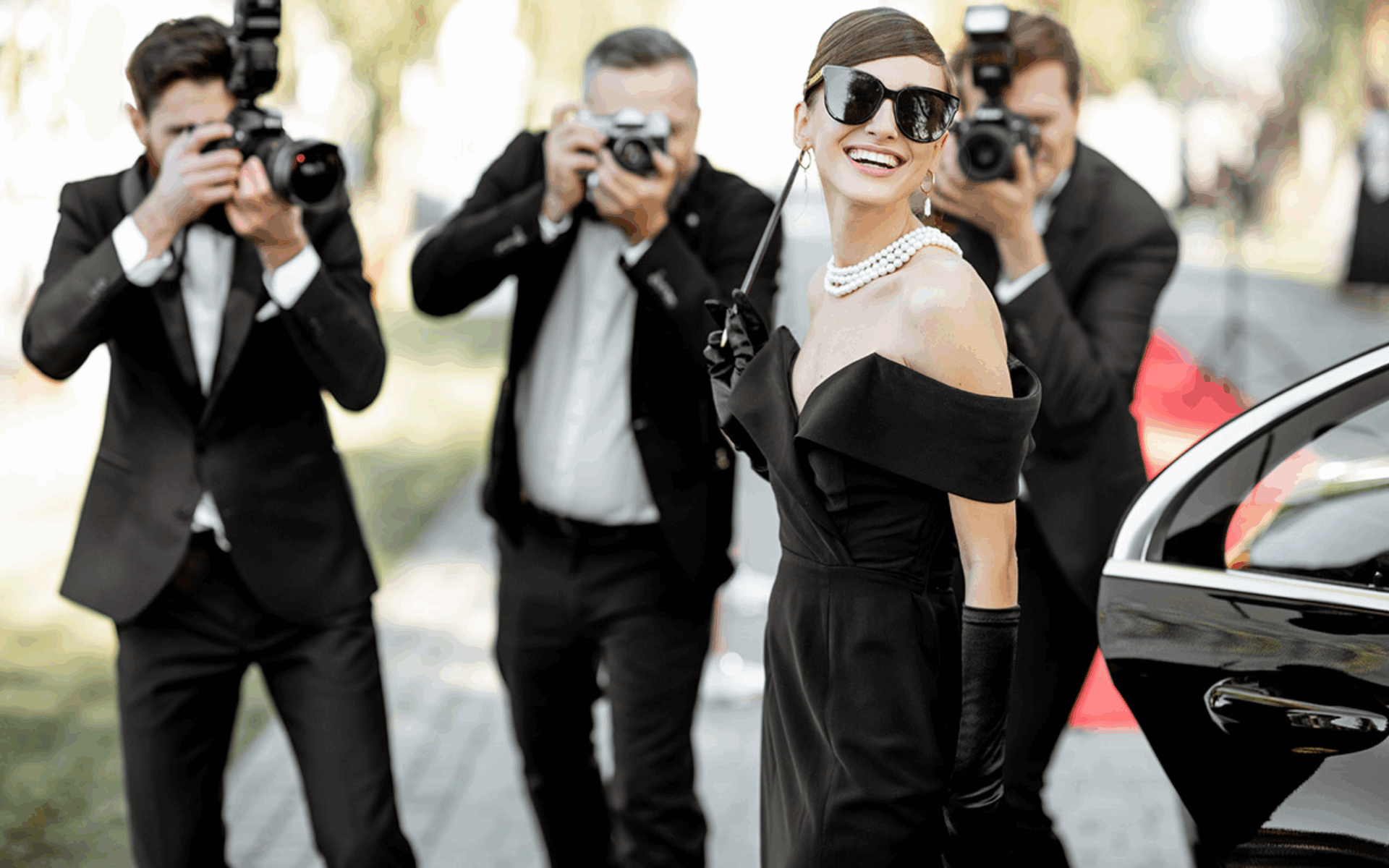 Célébrité paparazzis photographes luxe