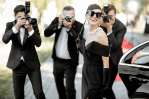 Célébrité paparazzis photographes luxe