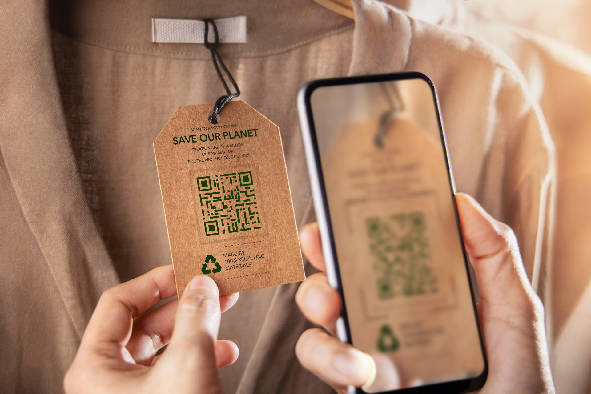 Eco-conception QR code